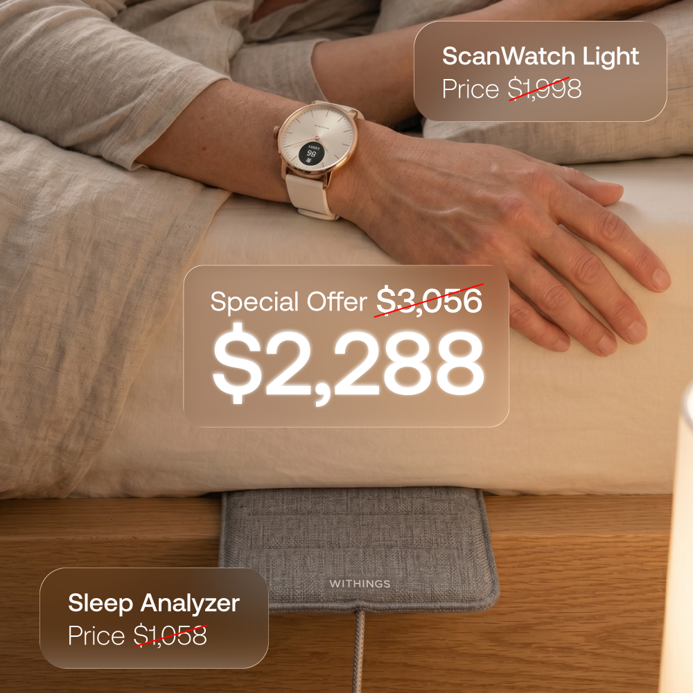 ScanWatch Light x Sleep Analyzer Bundle